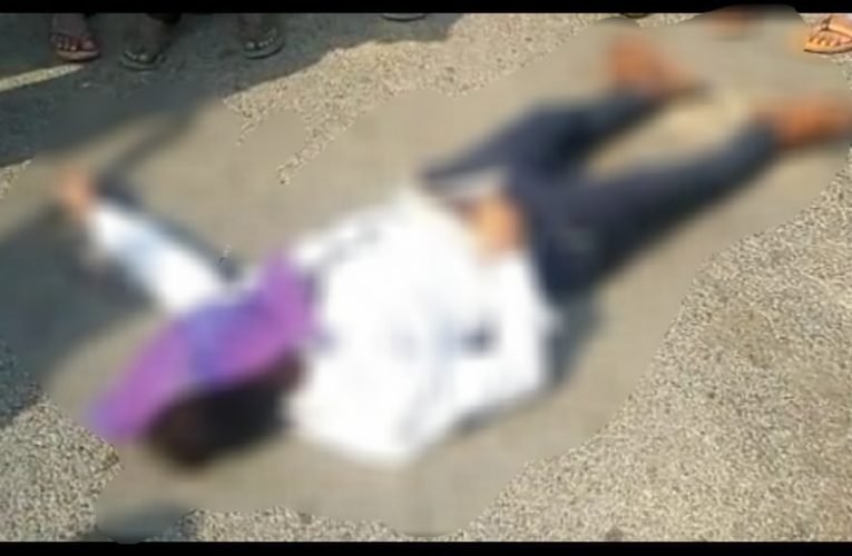 सड़क दुर्घटना में एक युवक की मौत.