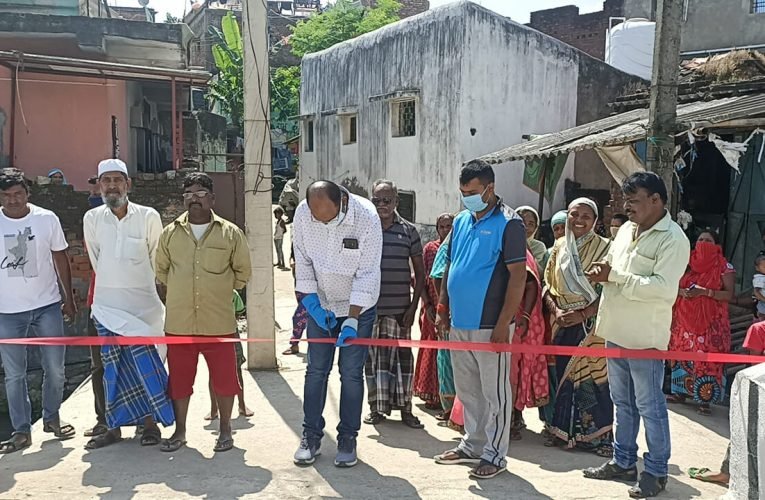 रविदास मुहल्ला कांटा टोली का नवनिर्मित पुल हुआ जनता के नाम.