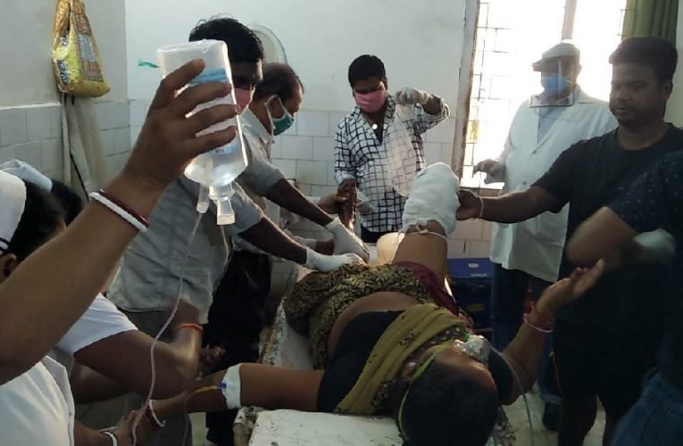 और आखिरकार काटना पड़ा महिला का पैर