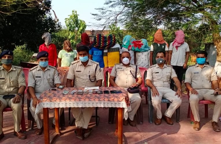 इंटरस्टेट गैंग के 9 अपराधी गिरफ्तार.