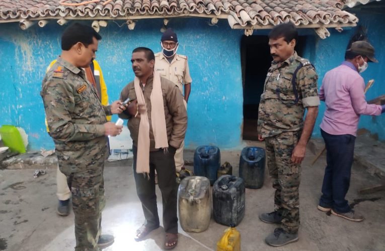 अवैध शराब बनाने के आरोप में एक को भेजा जेल.