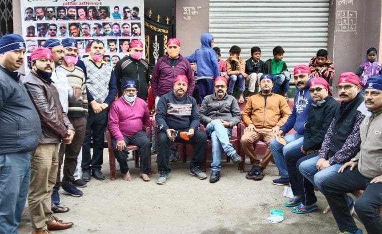 प्रकाशोत्सव पर्व पर सिखों द्वारा निकाली गई प्रभात फेरी.