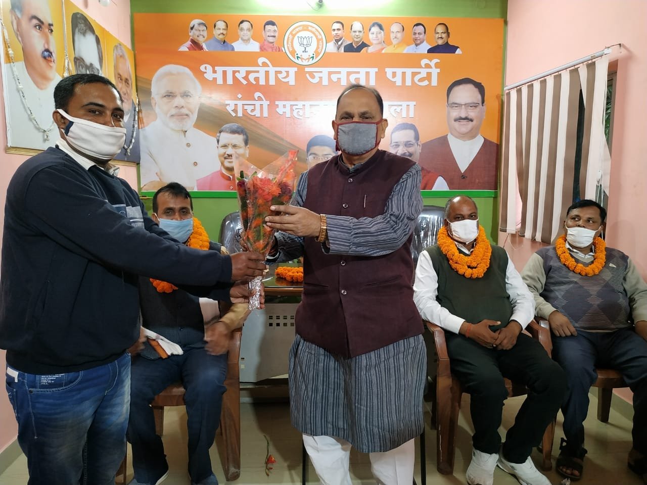 जनता के सुख-दुःख में भागीदार बनना कार्यकर्ताओं का पहला लक्ष्य : सी पी सिंह. 4 IMG 20201126 WA0098