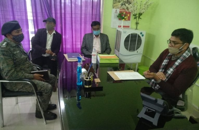 दो दिवसीय दौरे पर बालूमाथ पहुंचे उपायुक्त अबु इमरान.