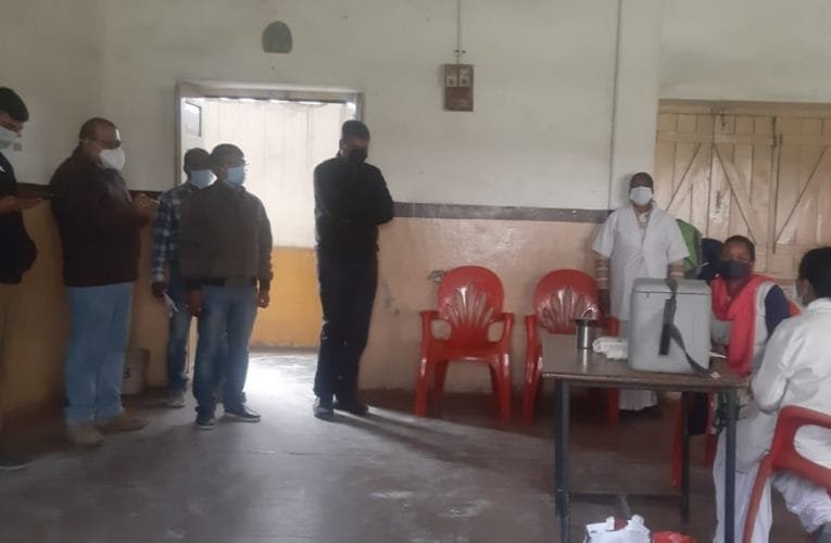 कोरोना वैक्सीन देने का प्रशिक्षण दिया गया.