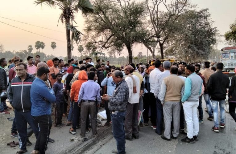 सड़क हादसे में व्यवसायी की हुई मौत.