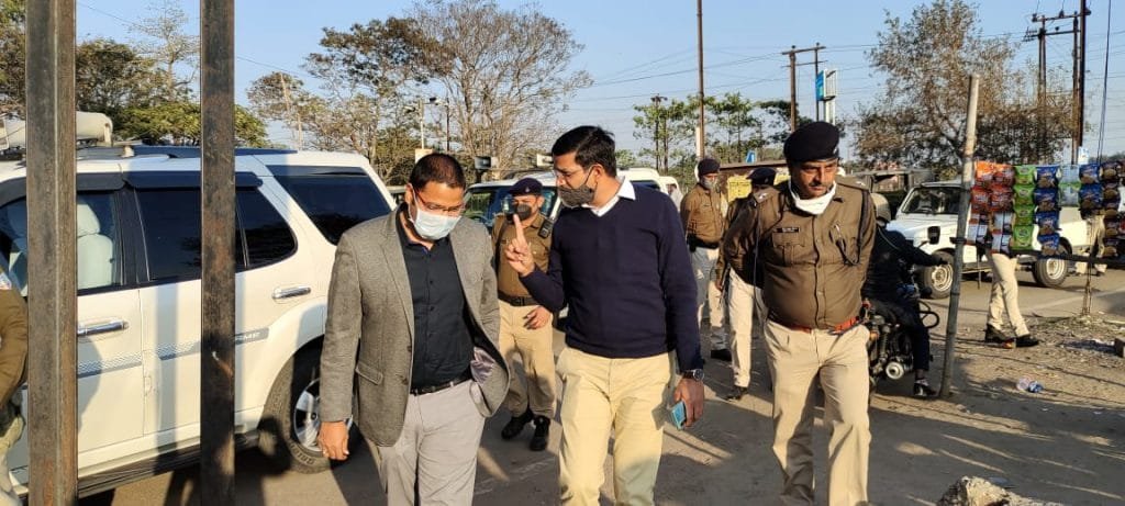 शांतिपूर्ण धरना प्रदर्शन के लिए वैकल्पिक स्थान चयन हेतु भ्रमण. 7 IMG 20210210 WA0081