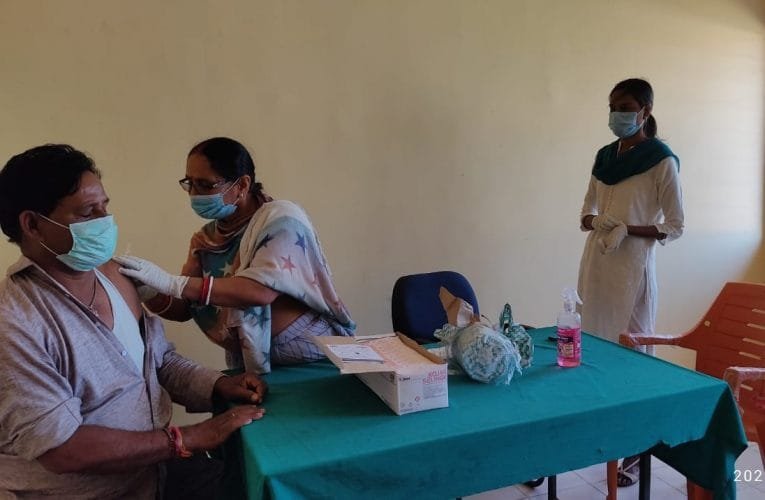 विभिन्न पंचायत, सचिवालय भवन में कोविड टीकाकरण.