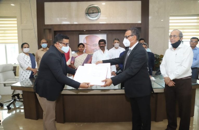 गेल इंडिया लिमिटेड और रांची नगर निगम के बीच एमओयू.