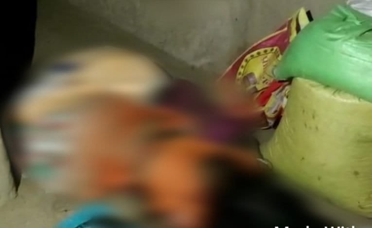 दो मासूम बच्चों समेत महिला की कुल्हाड़ी से काटकर हत्या.