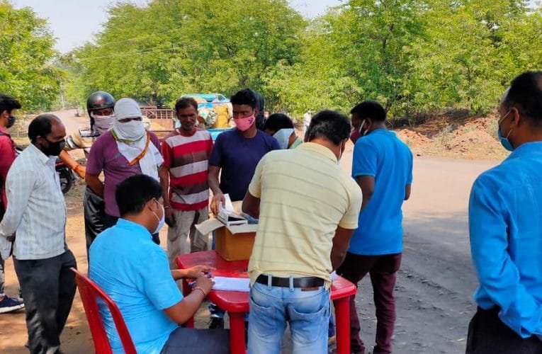 पिपरवार के सीमांत क्षेत्र पर प्रशासन ने लगाया कैम्प.