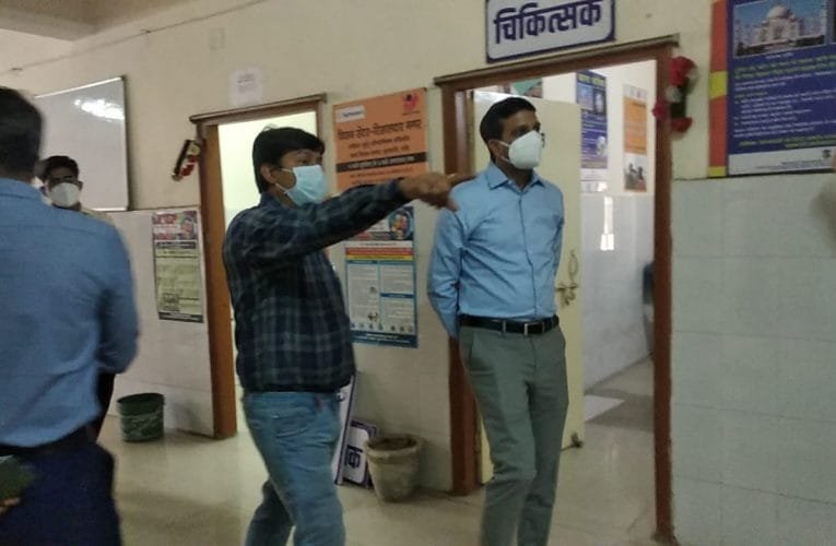 सीएचसी में कोरोना संक्रमित मरीजों के इलाज के लिए की गई है 100 बेड व्यवस्था.