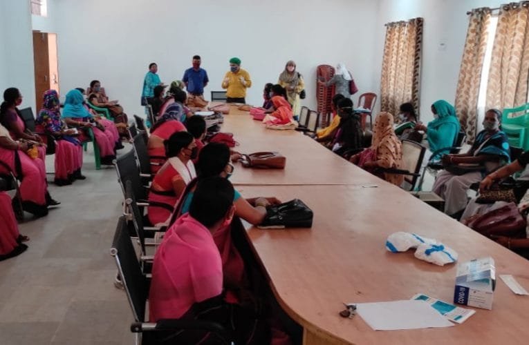 रैपिड एंटीजन टेस्ट के लिए आंगनबाड़ी, सेविका, सहिया को दिया गया प्रशिक्षण.