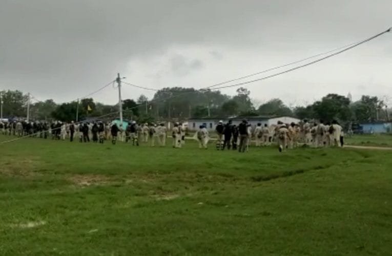 लाइट हाउस प्रोजेक्ट का काम आज से हुआ शुरू, स्थानीय लोगों के विरोध को देखते हुए भारी संख्या में पुलिस बल तैनात.