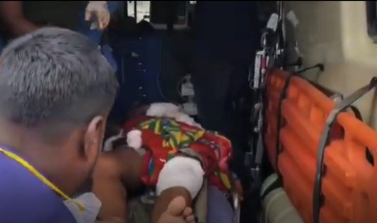 झारखण्ड के गुमला जिले में नक्सली हमला कोबरा बटालियन का एक जवान घायल