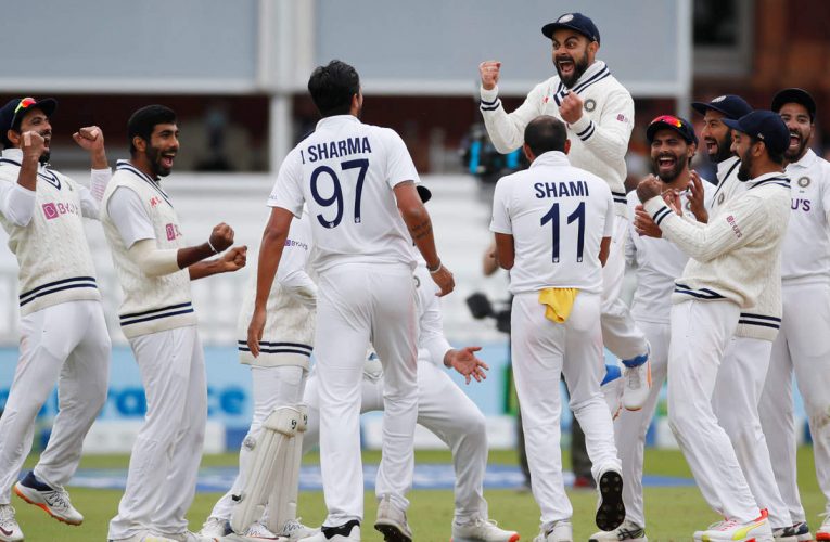 भारत ने लॉर्ड्स में यादगार जीत दर्ज करते हुए इंग्लैंड के खिलाफ पांच मैचों की टेस्ट श्रृंखला में 1-0 की बढ़त ले ली
