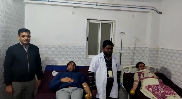 होपवेल अस्पताल में ब्लड डोनेशन कैम्प आयोजित 25 यूनिट रक्त संग्रहित रक्तदान करना स्वास्थ्य के लिए भी फायदेमंद : डॉ. शाहबाज आलम