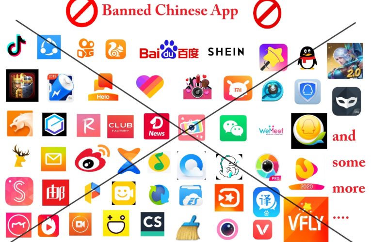 एक बार फिर 54 चीनी ऐप्स को किया बैन(Apps Banned )