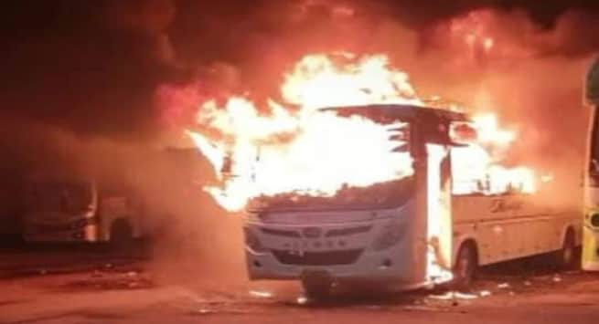 Fire In Bus