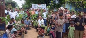 सर्वेश्वरी वृक्षारोपण अभियान - वर्ष 2024 के पाँचवें चरण में 436 पौधौं का रोपण सह वित्रण कार्यक्रम का हुआ आयोजन 6 औघड़ भगवान राम आश्रम, अघोर पथ, लेक रोड पश्चिम, राँची) वृक्षारोपण अभियान