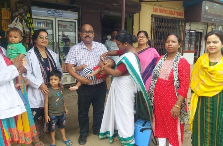 छोटे बच्चों के लिए पोलियो ड्राप अभियान की हुई शुरुआत