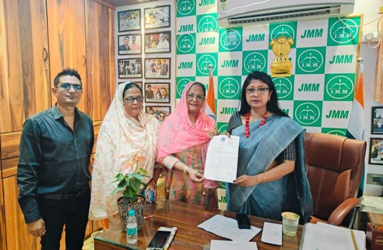 राजधानी रांची में जन समस्याओं को दूर करने का पहला जारी राज्यसभा सांसद महुआ मांझी ने उठाया कदम