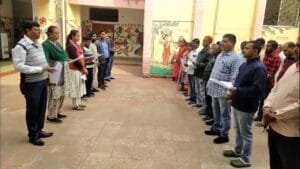 संविधान दिवस प्रखंड के विभिन्न सरकारी संस्थानों में मनाई दिलाई संविधान की शपथ। 5 Constitution Day: