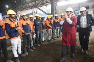 सेल के निदेशक ने बोकारो स्टील प्लांट का किया दौरा। 5 SAIL Director visited Bokaro Steel Plant