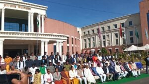 Group photo of all the elected 81 MLAs of the sixth Jharkhand Assembly held in the assembly premises