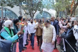 नेताजी सुभाष चंद्र बोस की जयंती पर मुख्यमंत्री हेमंत सोरेन उनकी प्रतिमा पर किया माल्यार्पण। 7 On the birth anniversary of Netaji Subhash Chandra Bose, Chief Minister Hemant Soren garlanded his statue.