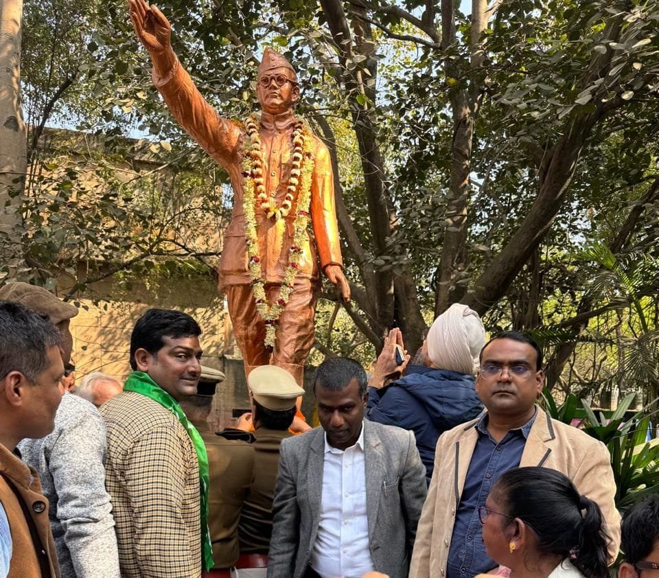 Deputy Commissioner Ranchi paid tribute to freedom fighter Netaji Subhash Chandra Bose on his 128th birth anniversary.