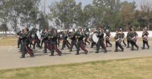Former DGP of Jharkhand Ajay Kumar Singh retired. The contingent of Jap One paraded and saluted.