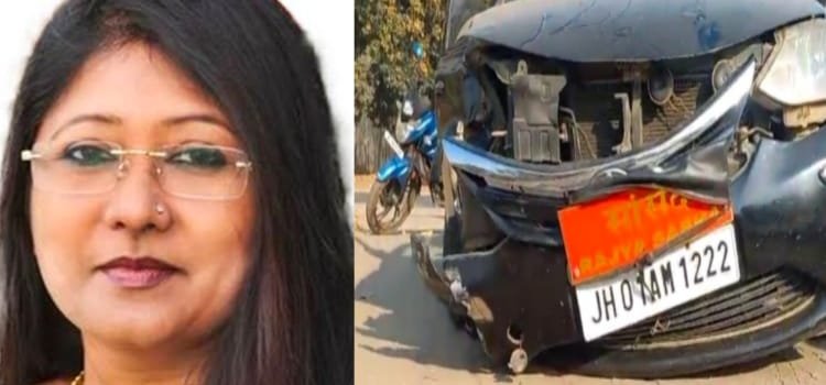 JMM महुआ मांझी का कार दुर्घनाग्रस्त , परिवार सहित कुम्भ से नहा कर लौट रही थी : देखें वीडियो 20250226_112316