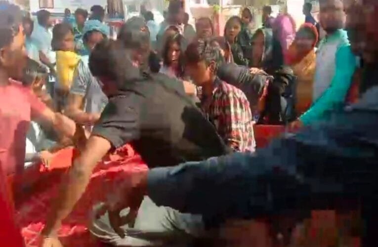 जामताड़ा तेज रफ्तार बाइक ने युवक को मारी टक्कर दो की मौत