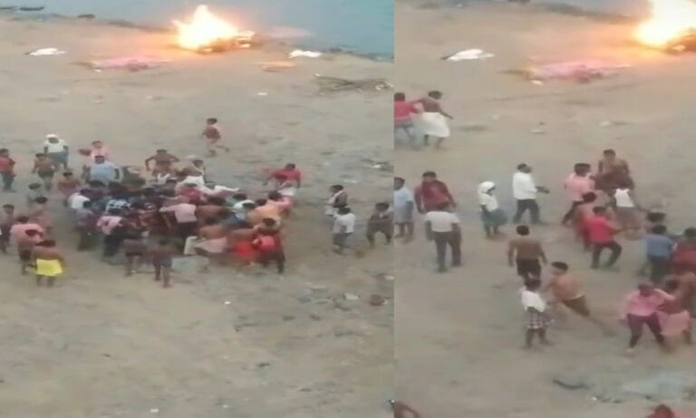धनबाद श्मशान घाट में अंतिम संस्कार के दौरान विवाद, दो गुटों के बीच हुई जमकर मारपीट, कई लोग घायल