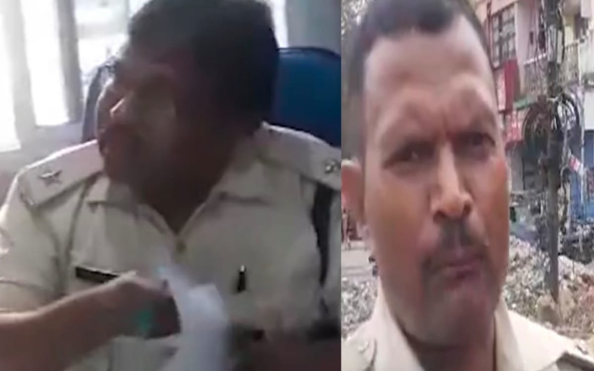 जमशेदपुर : उगाही में भिड़े दो पुलिसकर्मी , सोशल मीडिया में मामला सुर्खियों में 20250322_173327