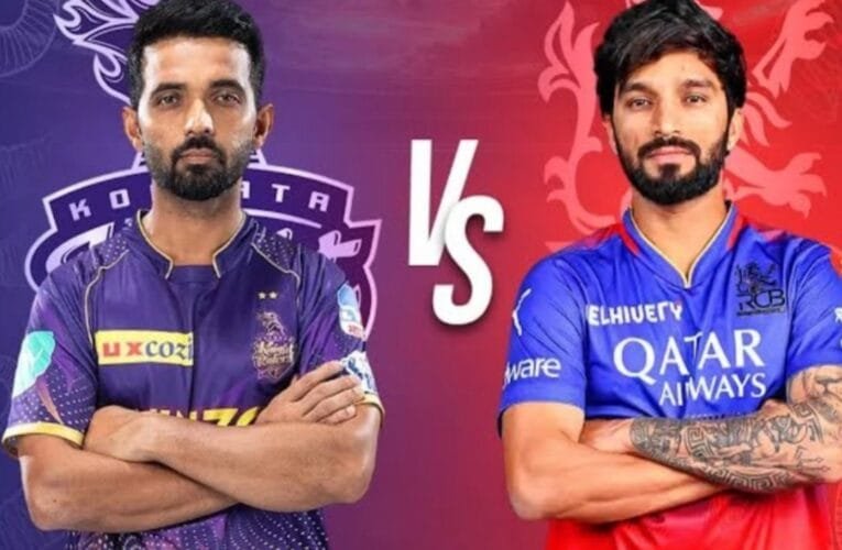 IPL 2025 के पहले मैच में KKR और RCB के बीच मुकाबला, पहले ही ओवर में KKR का विकेट गिरा