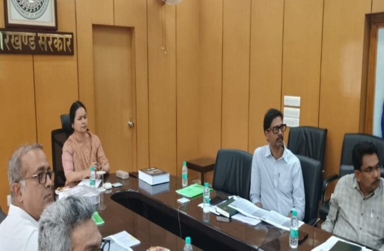 झारखंड में जल संरक्षण के लिए उठाये जाए नए -नए कदम – “मुख्य सचिव”