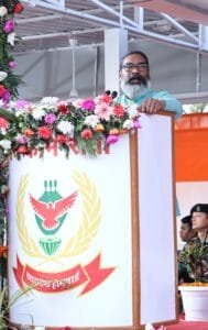 झारखंड राज्य गृह रक्षा वाहिनी एवं अग्निशमन सेवा खेलकूद प्रतियोगिता-2025 के समापन समारोह मुख्य अतिथि के रूप में मुख्यमंत्री हेमंत सोरेन हुए शामिल। 8 IMG 20250308 WA0173