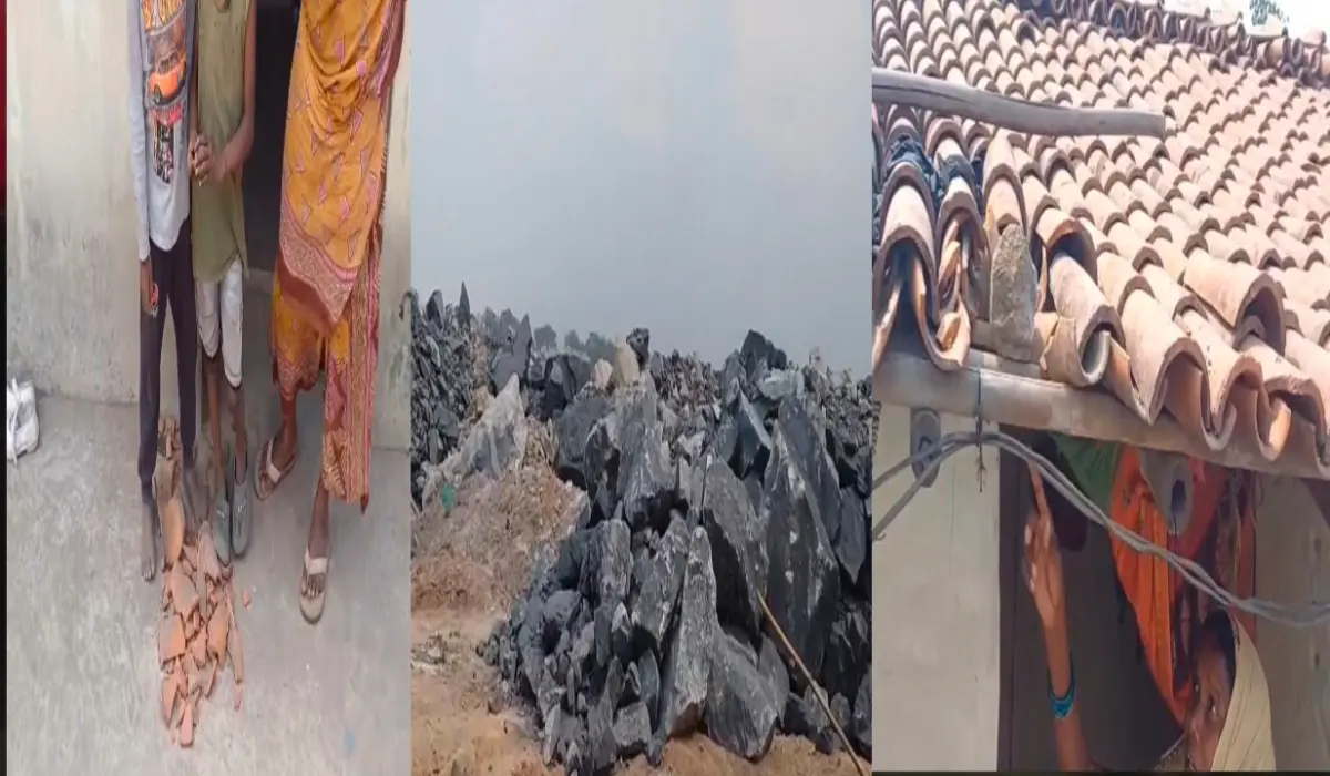 चितरा कोलयरी ब्लास्टिंग हादसा: तुलसीडाबर गाँव में दहशत, ईसीएल की लापरवाही उजागर 20250411_160747