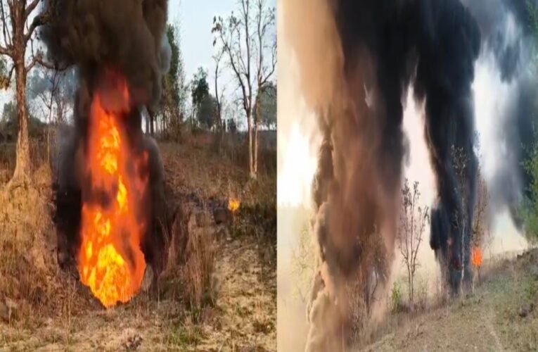 रजरप्पा में बंद कोयला खदान में भीषण आग: ग्रामीण दहशत में, प्रशासन और सीसीएल की लापरवाही पर सवाल