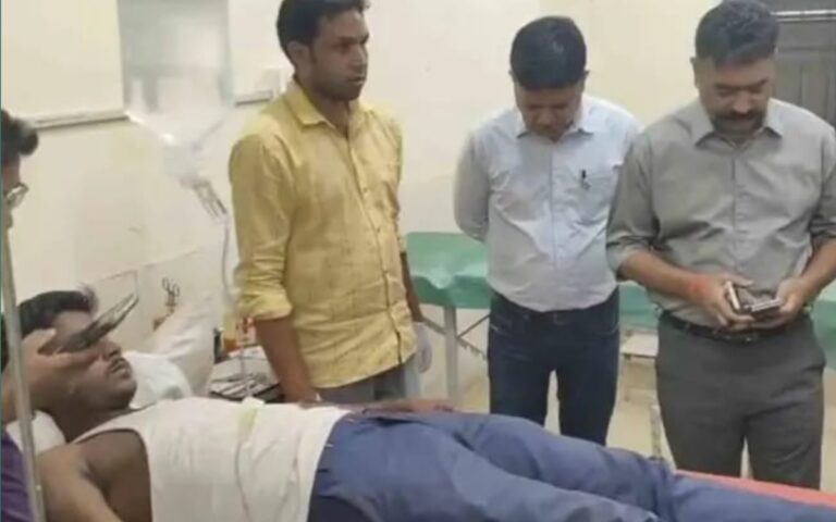 अपराधी को पकड़ने गई पुलिस टीम पर फायरिंग, फायरिंग में चौकीदार घायल