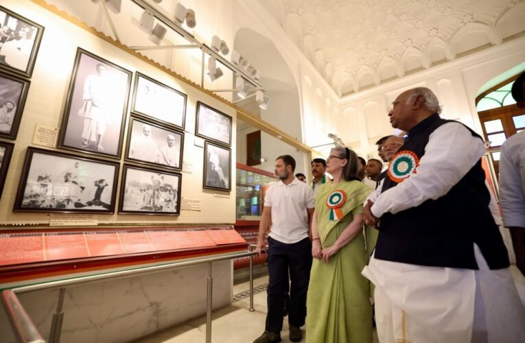 गुजरात के अहमदाबाद में कांग्रेस का राष्ट्रीय अधिवेशन आज, तैयारियां पूरी।