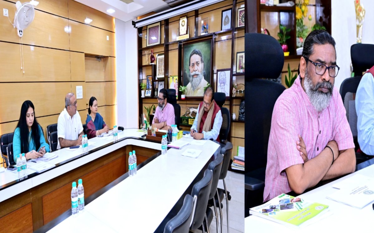 मुख्यमंत्री हेमन्त सोरेन ने 16वें वित्त आयोग के झारखंड दौरे की तैयारियों का जायजा लिया 1 20250528 173954