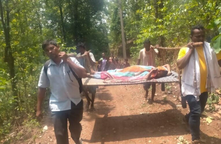 सिमडेगा में खाट पर सिस्टम: गर्भवती को खटिया पर ढोकर ले जाना पड़ा अस्पताल