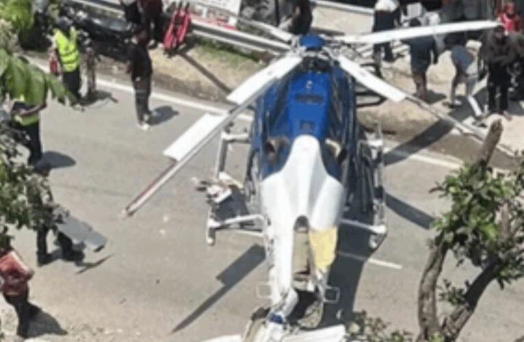 केदारनाथ यात्रा: हेलिकॉप्टर की हाइवे पर इमरजेंसी लैंडिंग, सह-पायलट को मामूली चोटें, सभी यात्री सुरक्षित