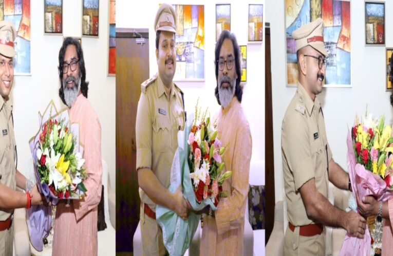 मुख्यमंत्री हेमन्त सोरेन से पुलिस अधीक्षकों ने की शिष्टाचार मुलाकात