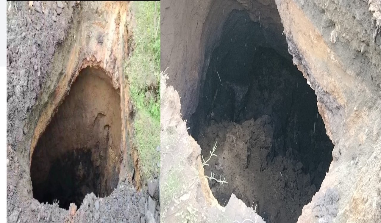 गिरिडीह: अवैध कोयला खनन के कारण सड़क में भू-धंसान ने बढ़ाई दहशत,,बरवाडीह-कबरीबाद-बनियाडीह सड़क पर बढ़ता खतरा 6 20250628 195054