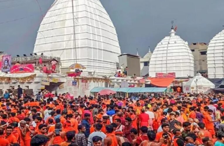 श्रावणी मेले का आगाज : देवघर में भक्ति का सैलाब, कांवरियों की उमड़ी भीड़
