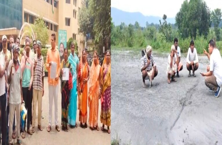 जमशेदपुर: टाटा पावर से निकलने वाली फ्लाई ऐश ने बर्बाद हुई आदिवासी किसानों की खेत , खेती नही हुई तो क्या खाएंगे , मुआवजे की मांग तेज